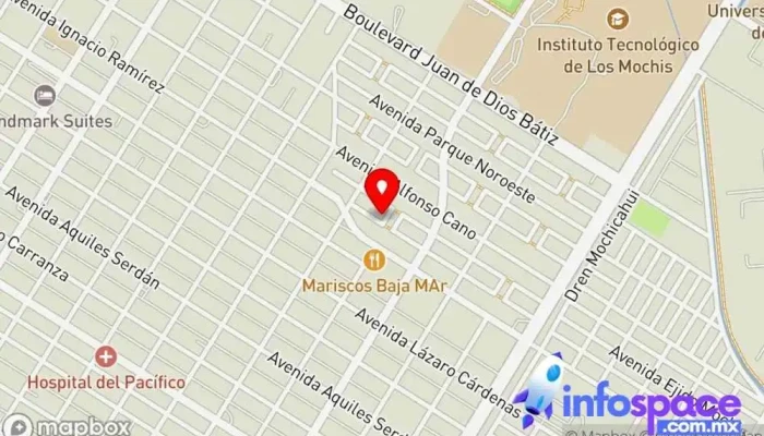 mapa de Consultores y Socio, S. A de C. V. Asesor en Los Mochis