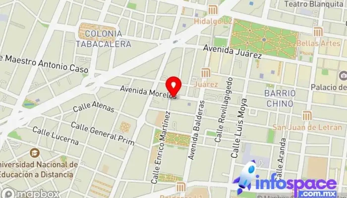 mapa de Consultoría Biti Consultora informática en Cuauhtémoc, Ciudad de México
