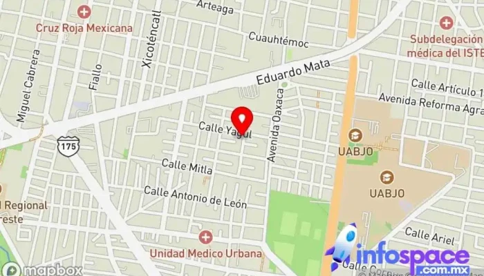 mapa de CONSULTORIA CS 202 Oficina de la Administración en Oaxaca de Juárez