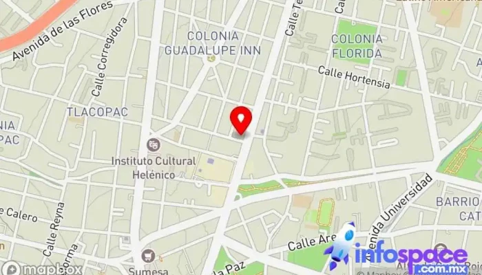 mapa de Consultoria En Normatividad E Informatica S.A. De C.V.  en Álvaro Obregón, Ciudad de México