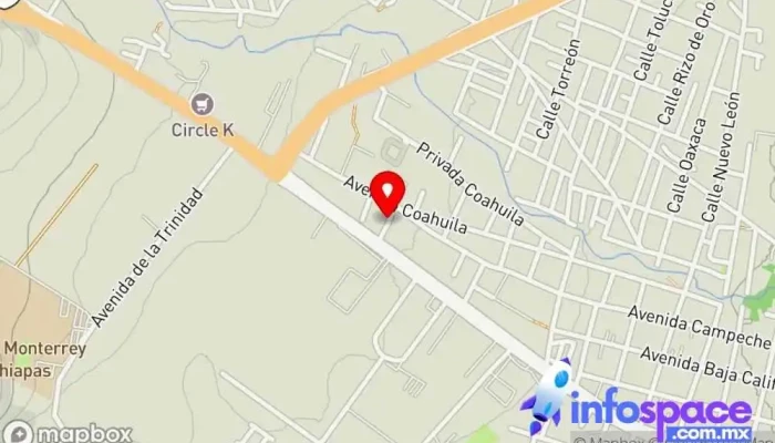 mapa de CONSULTORIA EN SISTEMAS & T.I. Asesor en ingeniería en Tuxtla Gutiérrez