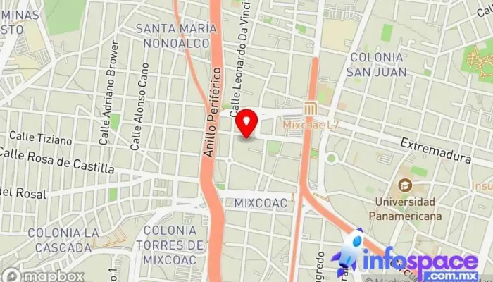 mapa de Consultoría en TI  en Benito Juárez, Ciudad de México