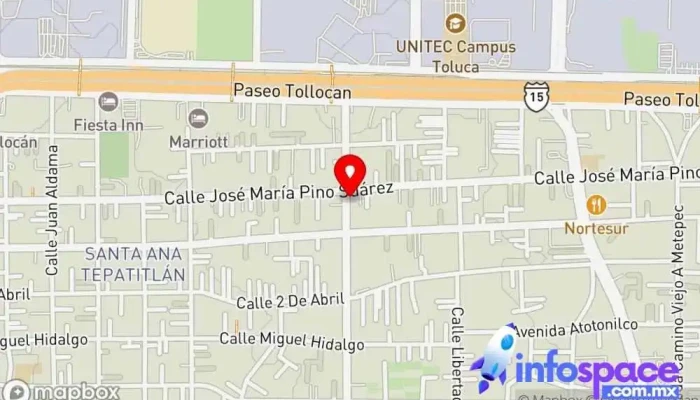 mapa de Consultoria Fiscal Certificada, S.C. Asesor en Santa Ana Tlapaltitlán
