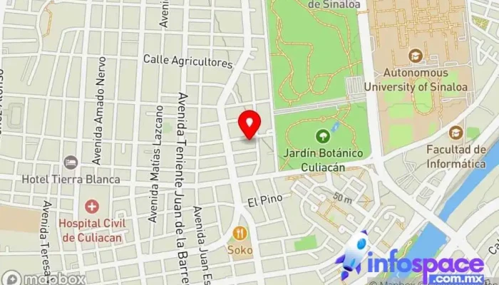 mapa de Consultoría ICONO Consultora de administración empresarial en Culiacán Rosales