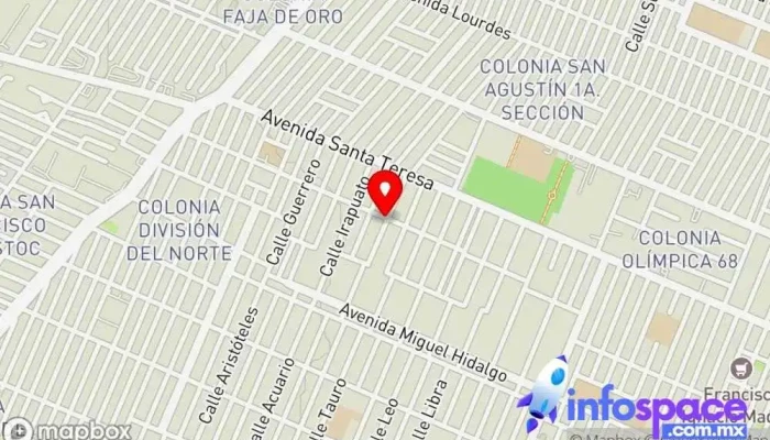 mapa de Consultoría Informática y Desarrollo. Cibercafé en Ecatepec de Morelos
