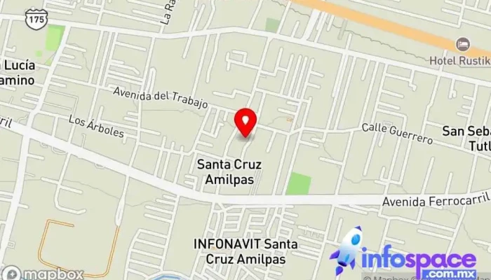 mapa de Consultoría Integral RISAN S.C. Contable en Santa Cruz Amilpas