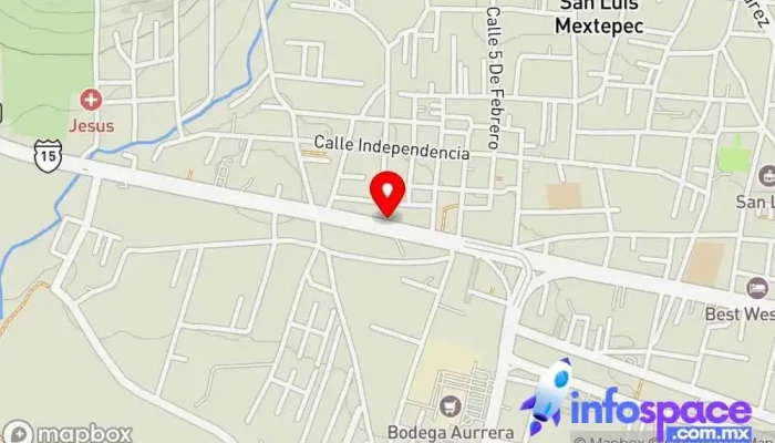 mapa de Consultoría jurídica mercado y asociados Servicios legales en San Luis Mextepec