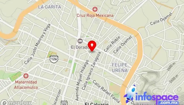 mapa de Consultoría Legal EP Servicios legales en Atlacomulco de Fabela