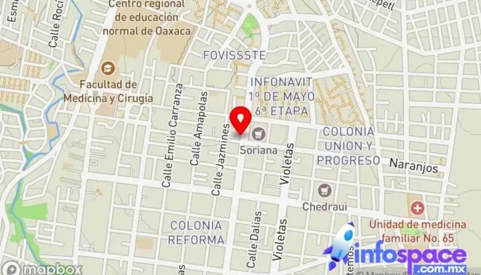 mapa de CONSULTORIA LEON AGUILAR S.C. Servicio de registros contables en Oaxaca de Juárez