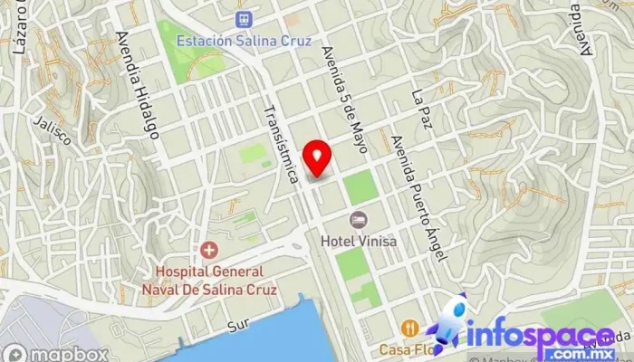 mapa de CONSULTORIA MORÁN Proveedor de productos de limpieza en Salina Cruz