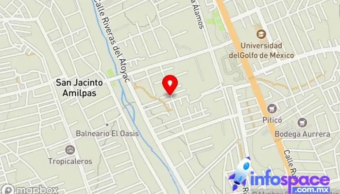 mapa de Consultoría Prax Sc Asesor en San Jacinto Amilpas
