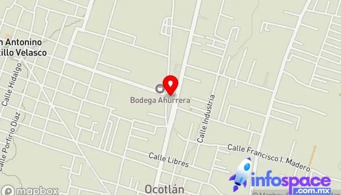 mapa de Consultoría y Servicios en Informática Proveedor de servicios de Internet en San Antonino Castillo Velasco