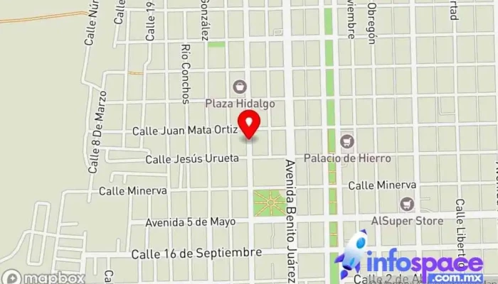 mapa de Contabilidades e Impuestos Payán Servicio de registros contables en Nuevo Casas Grandes