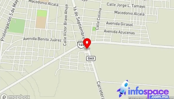 mapa de Contadora Geini Jiménez Contable en Loma Bonita