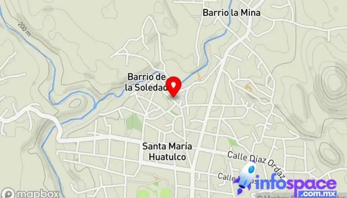 mapa de Cooperativa de Transporte Urbano y Suburbano desarrollo Turistico Huatulco S.c.l. Servicio de transporte en Santa María Huatulco