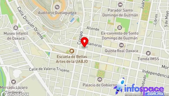 mapa de Corporación Legal Integral y de Desarrollo Profesional S.A. de C.V. Servicios legales en Oaxaca de Juárez