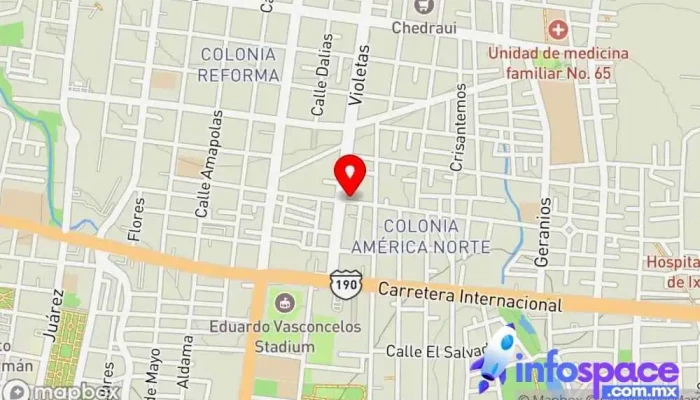mapa de Corporativo Consultivo y Construcción de Oaxaca Consultora de administración empresarial en Oaxaca de Juárez