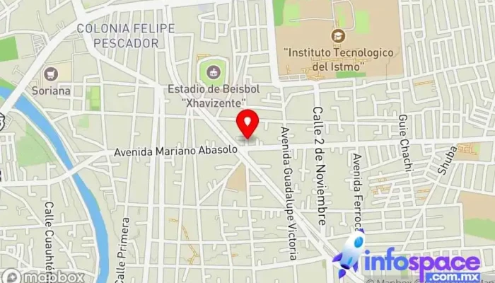 mapa de Corporativo Jurídico G&G Abogado en Juchitán de Zaragoza