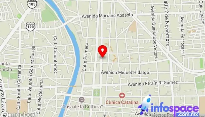 mapa de Corporativo Juridico Lex Iustitia Oficinas de empresa en Juchitán de Zaragoza