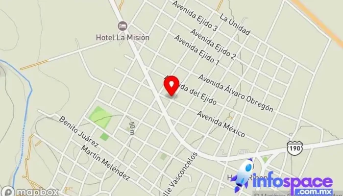 mapa de Corporativos Negrete Móvil Proveedor de servicios de telecomunicaciones en San Pedro Tapanatepec