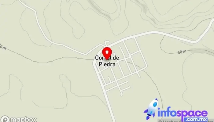 mapa de Corral de Piedra  en Corral de Piedra
