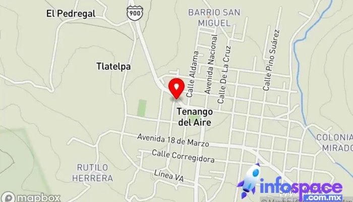 mapa de Corredor Gastronomico Tenango Del Aire Restaurante, Restaurante de comida rápida en Tenango del Aire