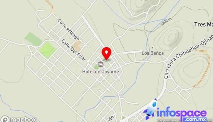 mapa de Coyame del Sotol  en Chihuahua