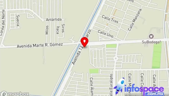 mapa de CTi Tecnología y Sistemas Consultora informática en Heroica Matamoros