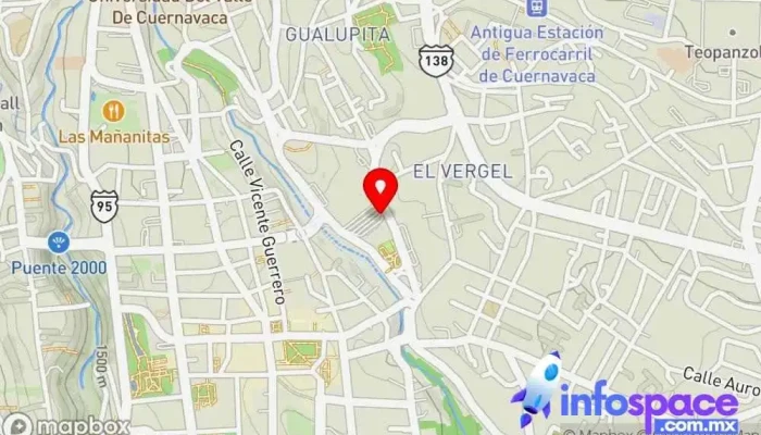 mapa de Cuernavaca Centro Terminal de Autobuses Servicio de transporte en Cuernavaca