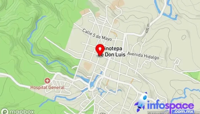 mapa de CYBER GENIUS PC Cibercafé en Pinotepa de Don Luis