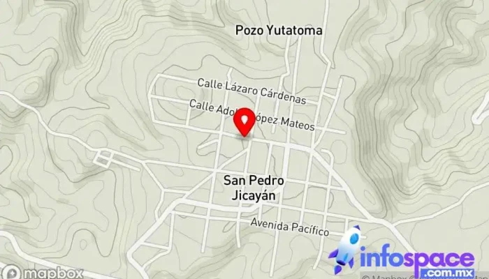 mapa de CYBERJHONA Cibercafé, Servicio de reparación de ordenadores, Tienda de reparación de teléfonos móviles, Papelería en San Pedro Jicayán