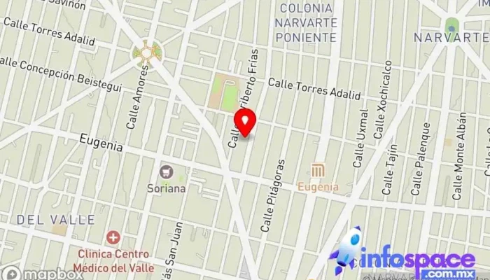 mapa de CYBORG Consulting Empresa de software en Benito Juárez, Ciudad de México