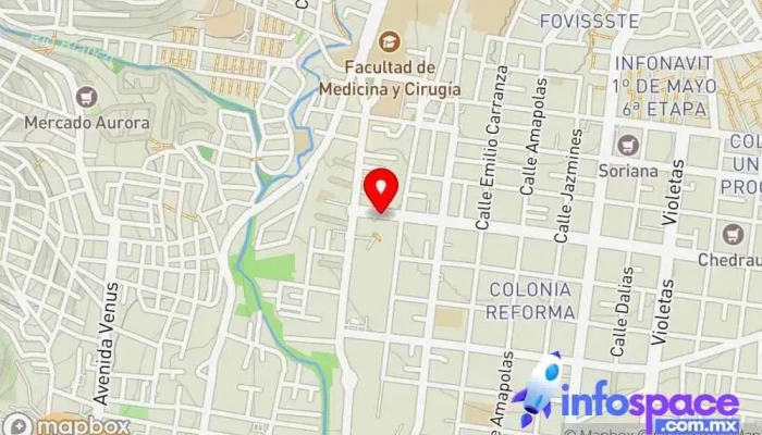 mapa de Daniel León Beauty Studio Centro de estética, Asesor de imagen, Estilista en Oaxaca de Juárez