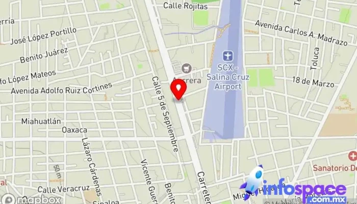mapa de David Martinez Martinez Espacio de coworking en Salina Cruz