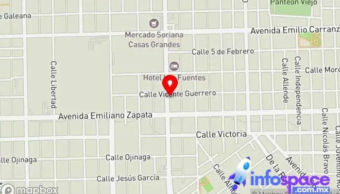 mapa de Dental Home Clínica dental en Nuevo Casas Grandes