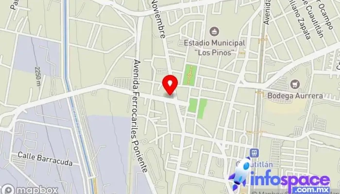 mapa de DESARROLLO DE APLICACIONES Empresa de software en Cuautitlán