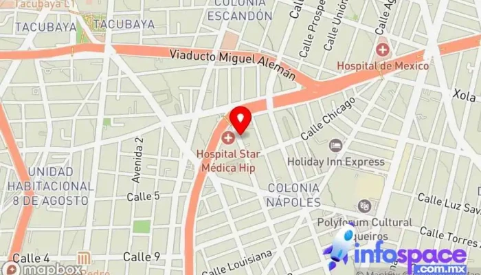 mapa de DeSiCi Empresa de software, Consultora informática en Benito Juárez, Ciudad de México