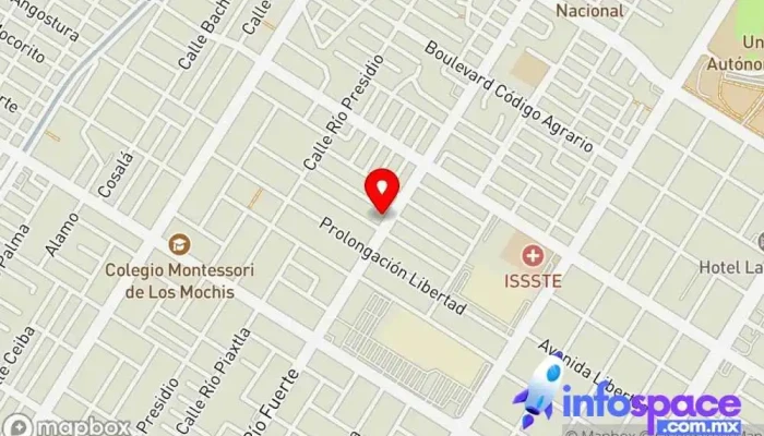 mapa de Despacho Contable y Fiscal Contable, Asesor en Los Mochis