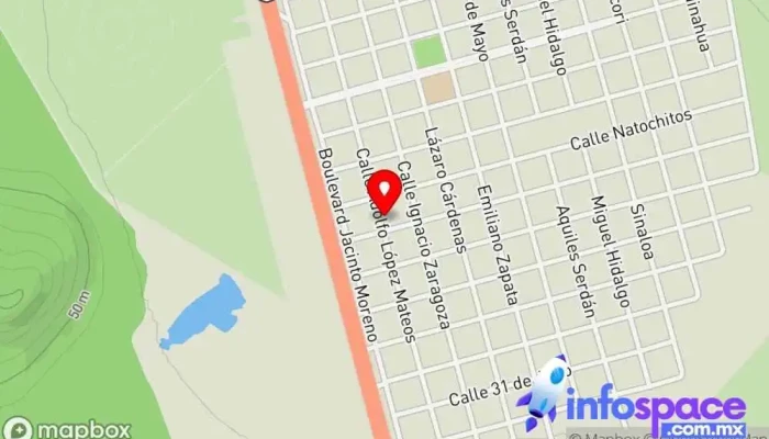 mapa de Despacho Fiscalista Oficinas de empresa en Alfonso G. Calderón