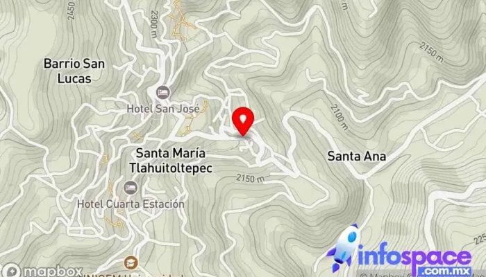 mapa de Despacho Jurídico Oficinas de empresa en Santa María Tlahuitoltepec
