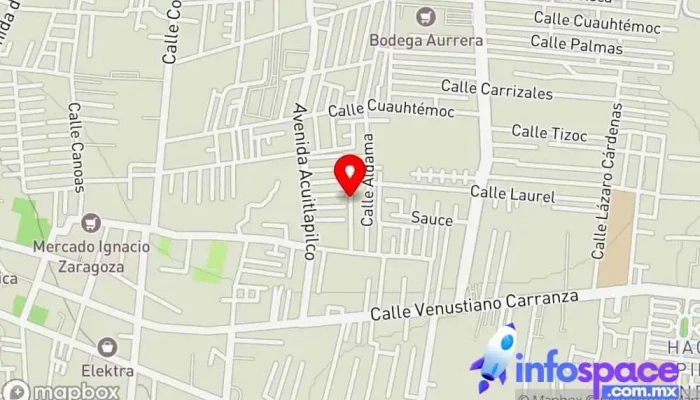 mapa de DESPACHO LEGAL, MERCANTIL Y CONTABLE - GRUPO GODCO Servicios legales, Servicio de registros contables, Registro mercantil, Cibercafé en Chimalhuacán