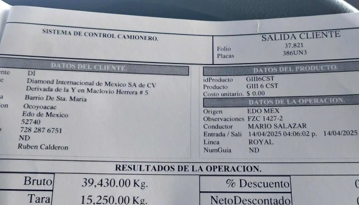 Diamond Internacional de México Sa de Cv - Ocoyoacac