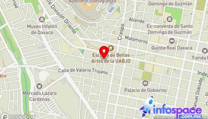 mapa de Dicorecyn Mier y Terán Tienda de informática en Oaxaca de Juárez