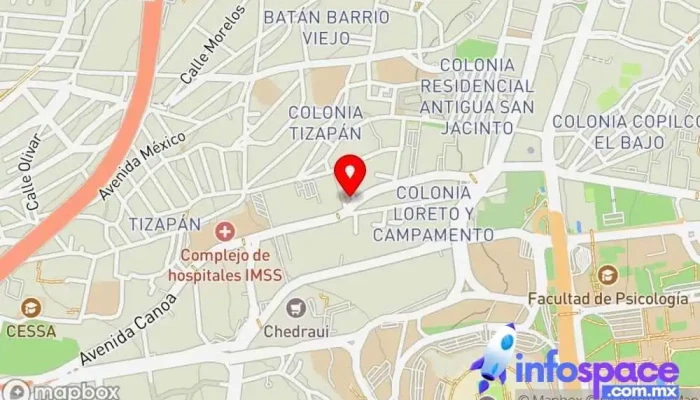 mapa de Digital Data Empresa de software en Álvaro Obregón, Ciudad de México