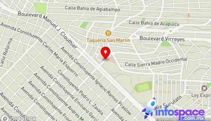 mapa de Direct Consultores Consultora financiera en Culiacán Rosales