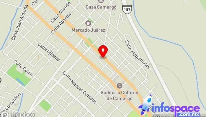 mapa de Directorio Turístico y Comercial de Camargo Agencia de publicidad en Santa Rosalía de Camargo