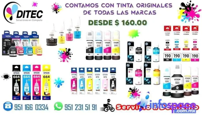 Ditec Soluciones En Computo Tinta Y Toner Del Propietario - Oaxaca de Juárez