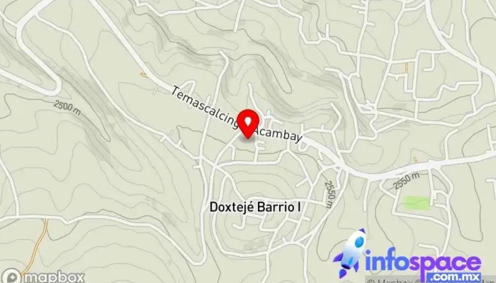 mapa de Doxtejé Barrio I  en Doxtejé Barrio I