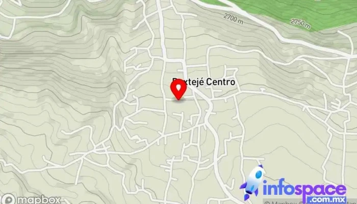 mapa de Doxtejé Centro  en Doxtejé Centro