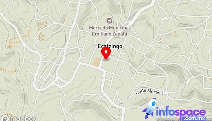 mapa de Ecatzingo de Hidalgo  en Ecatzingo de Hidalgo